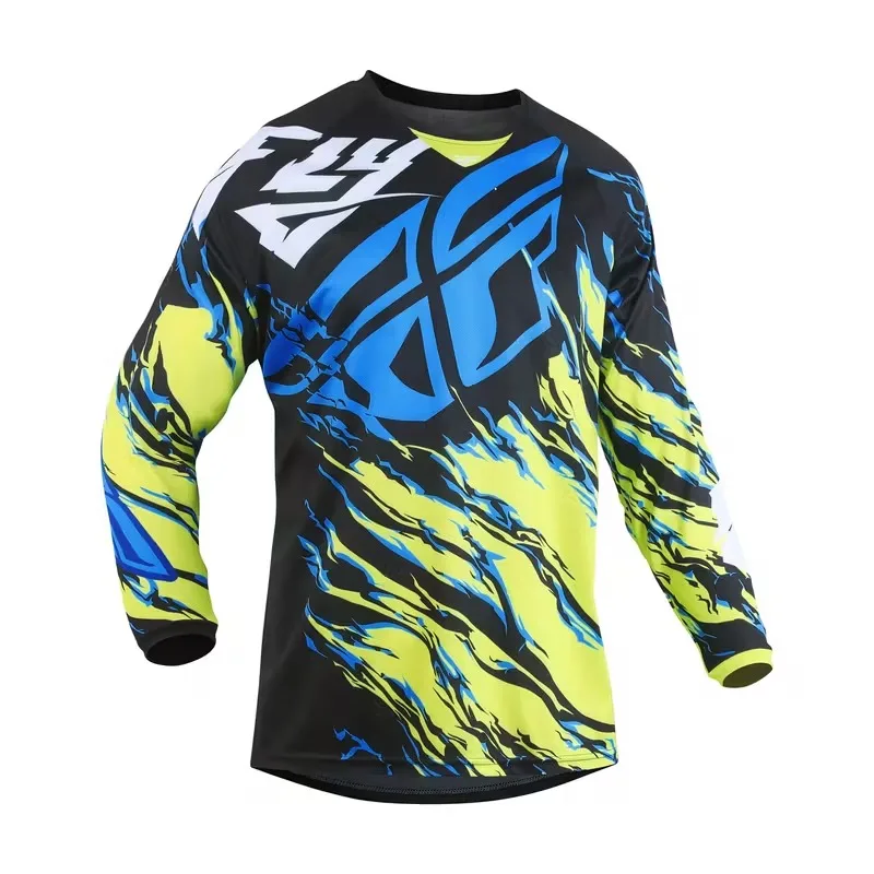 Summer Men's T-shirt Motorcycle Adventure Long Sleeve T-Shirt Men Hot Sale Breathable Quick Dry Outdoor Sports Riding Moto Tops