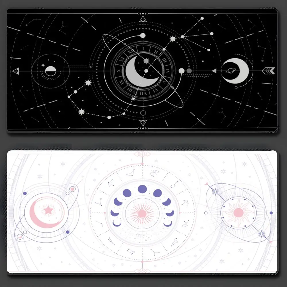 Major Arcana Tarot Mouse Pad Large Anti-Slip Rubber Gaming MousePad Durable Desk Pad Thick Seam Edge Suitable For Office And Gam