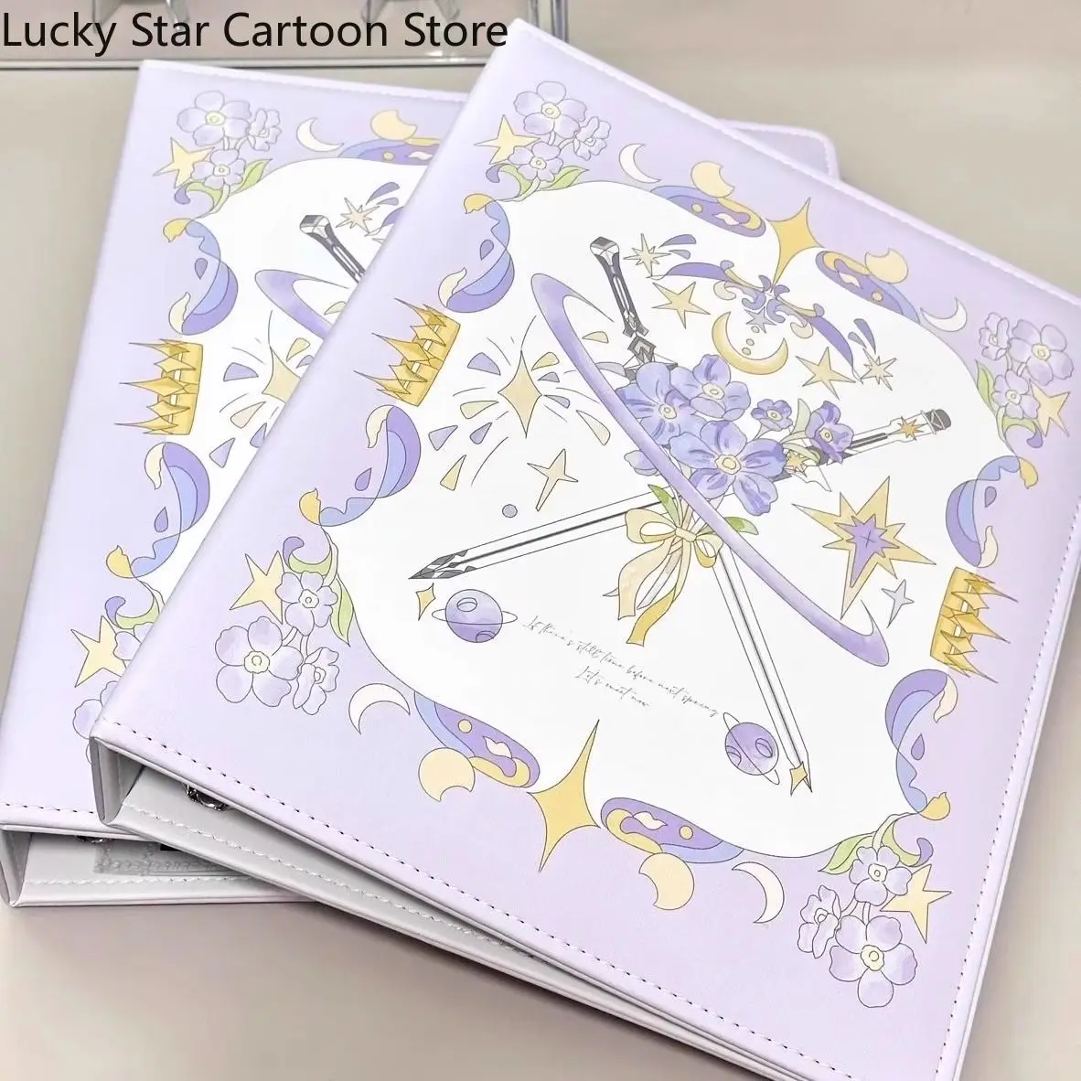 أنيمي الطرفية Xavier Love and Deepspace تأثيري الكرتون A5 بطاقة جلدية كتاب بطاقة صغيرة تخزين ألبوم هدية عيد ميلاد