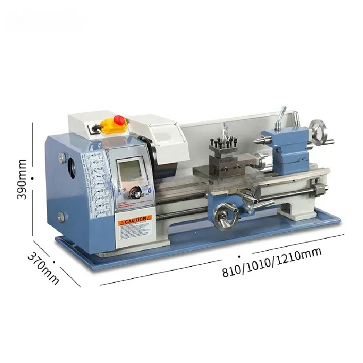 210x400 Metal Lathe Machine 8x16 Veritable Speed Bench Lathe Machine Small Mini Manual Lathe