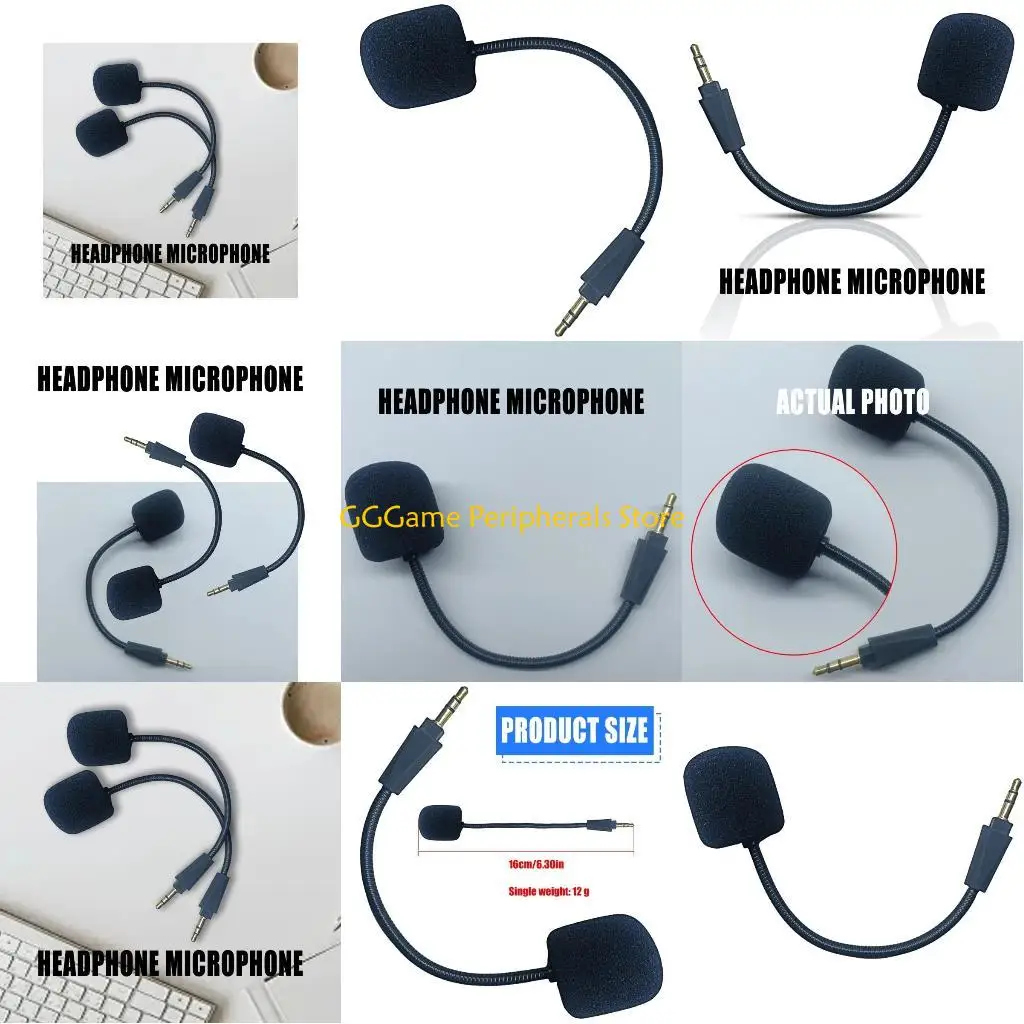 

U55B Detachable Mic for Gaming Headphone High Sensitivity Clear Sound