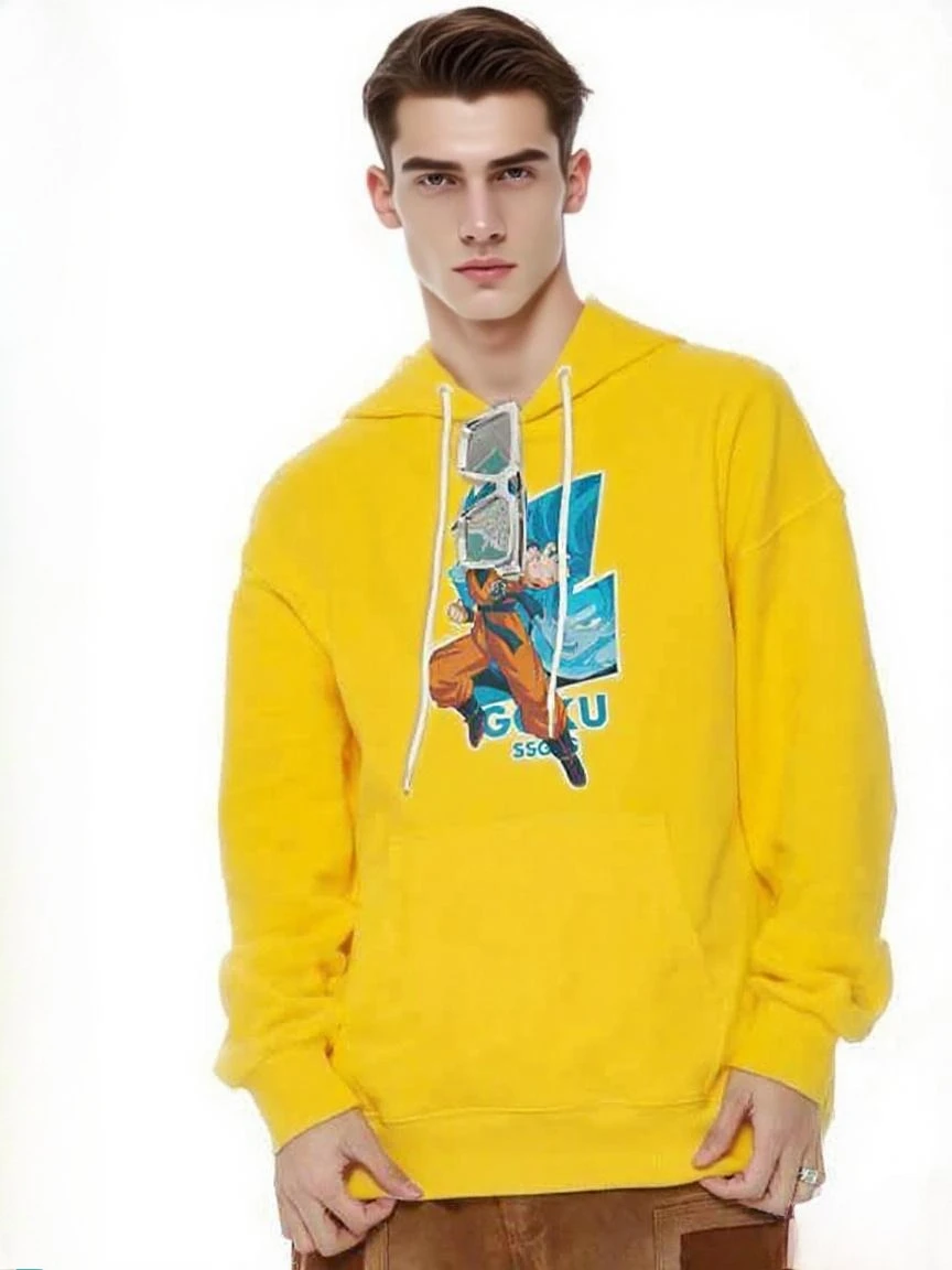 

Bandai Anime Inspired Hoodie Unisex 100% Cotton Pullover Sweatshirt with Graphic Print Streetwear Comfortable Casual Wear