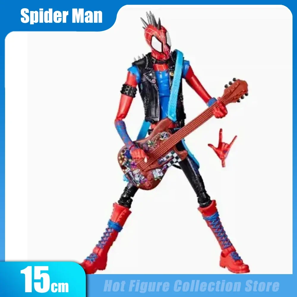 

Punk Spider Man Across The Spider Verse Ko Action Figure Spiderman Anime Figures Figurine Statue Model Dolls Collection Toy Gift