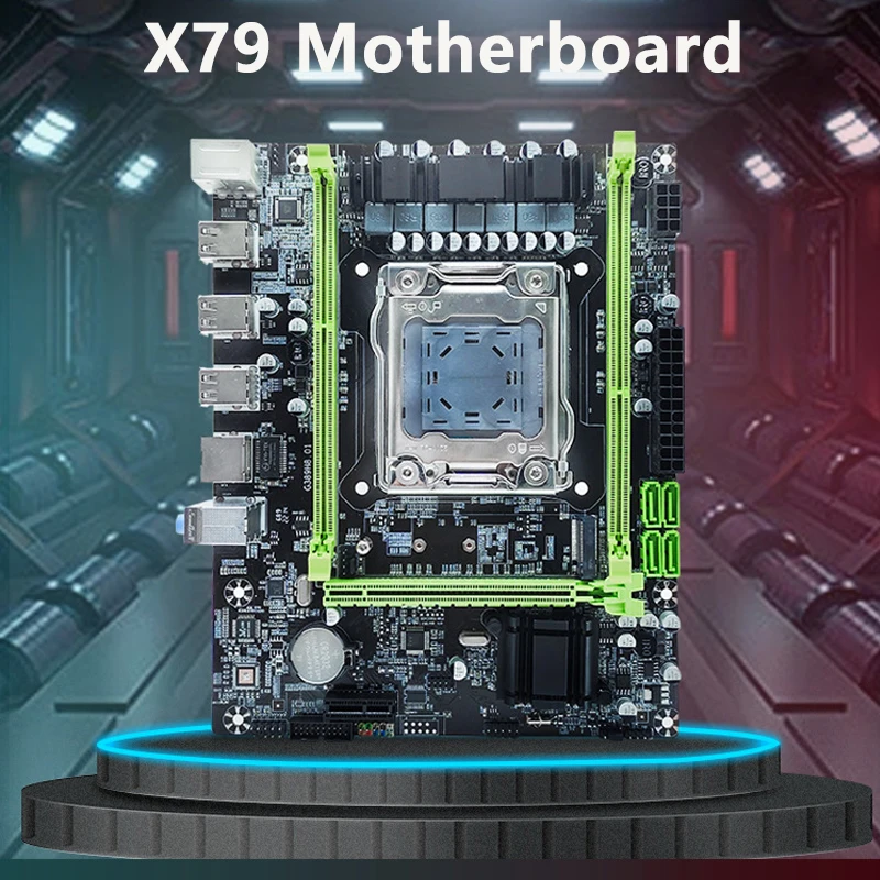 X79 Motherboard lga 3,0 mit xeon e5 v2 CPU und 1*16 GB DDR3 USB Combo Kit Set m.2 nvme