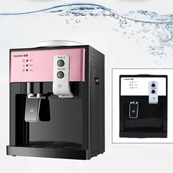 5 Gallon Top Loading Countertop Water Cooler Dispenser Hot&Cold Water Drinking Machine Rose Gold/White for Home