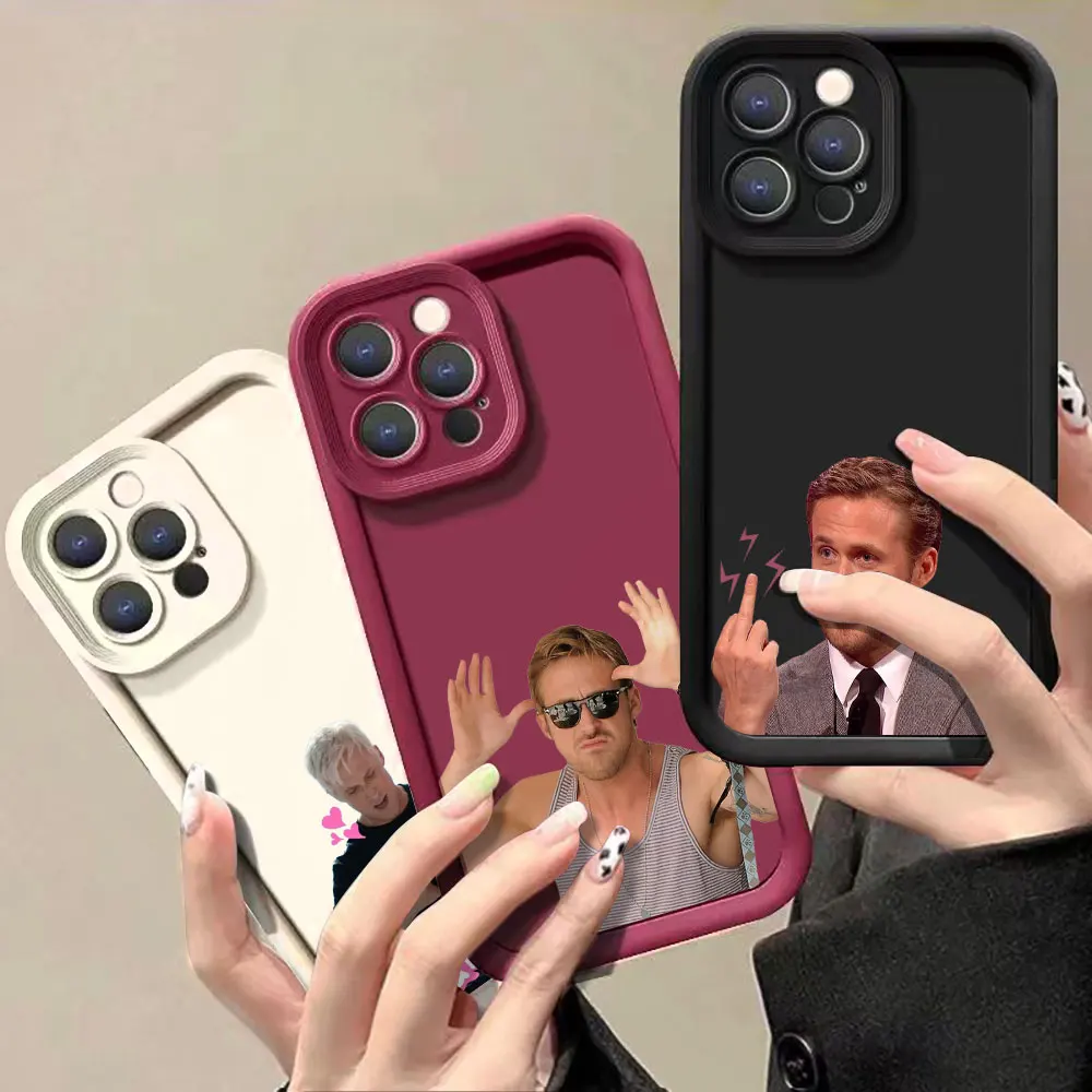 Singer Ryan Gosling Funny Case For OPPO A98 A96 A94 A93 A92S A92 A91 A78 A76 A74 A72 A60 A58 A57 A55 A54 A53 A53S A52 A38 Cover