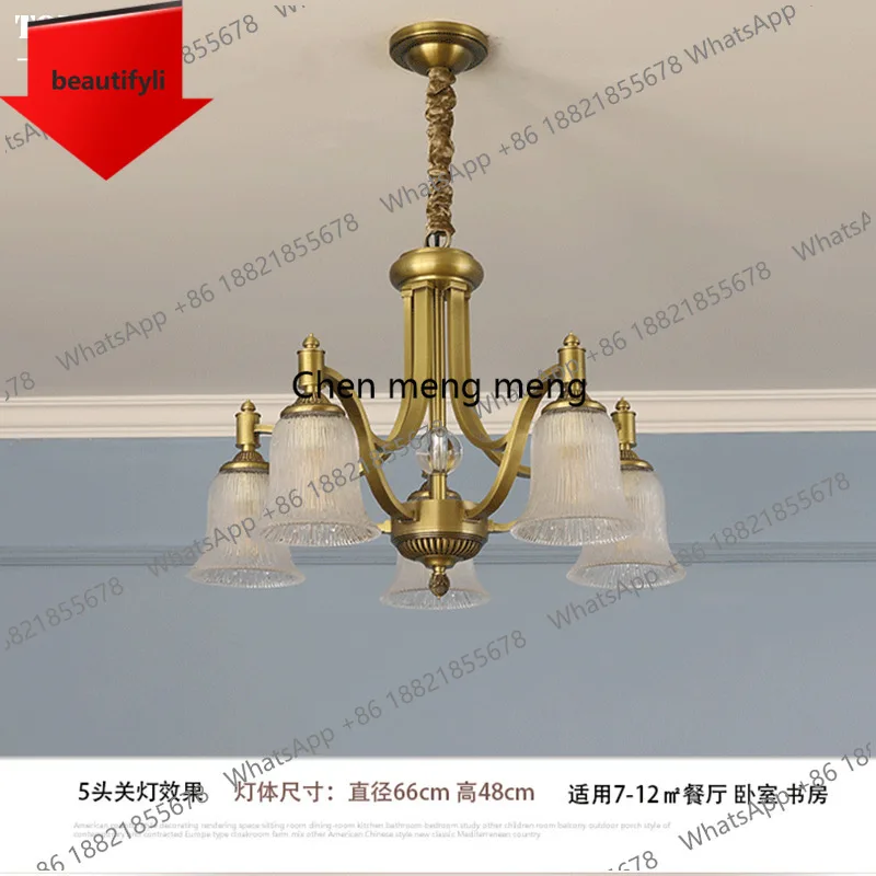 

Американская люстра для гостиной A50, европейский стиль, роскошная атмосфера, для виллы, двухуровневого дома, спальни, французская хрустальная люстра.