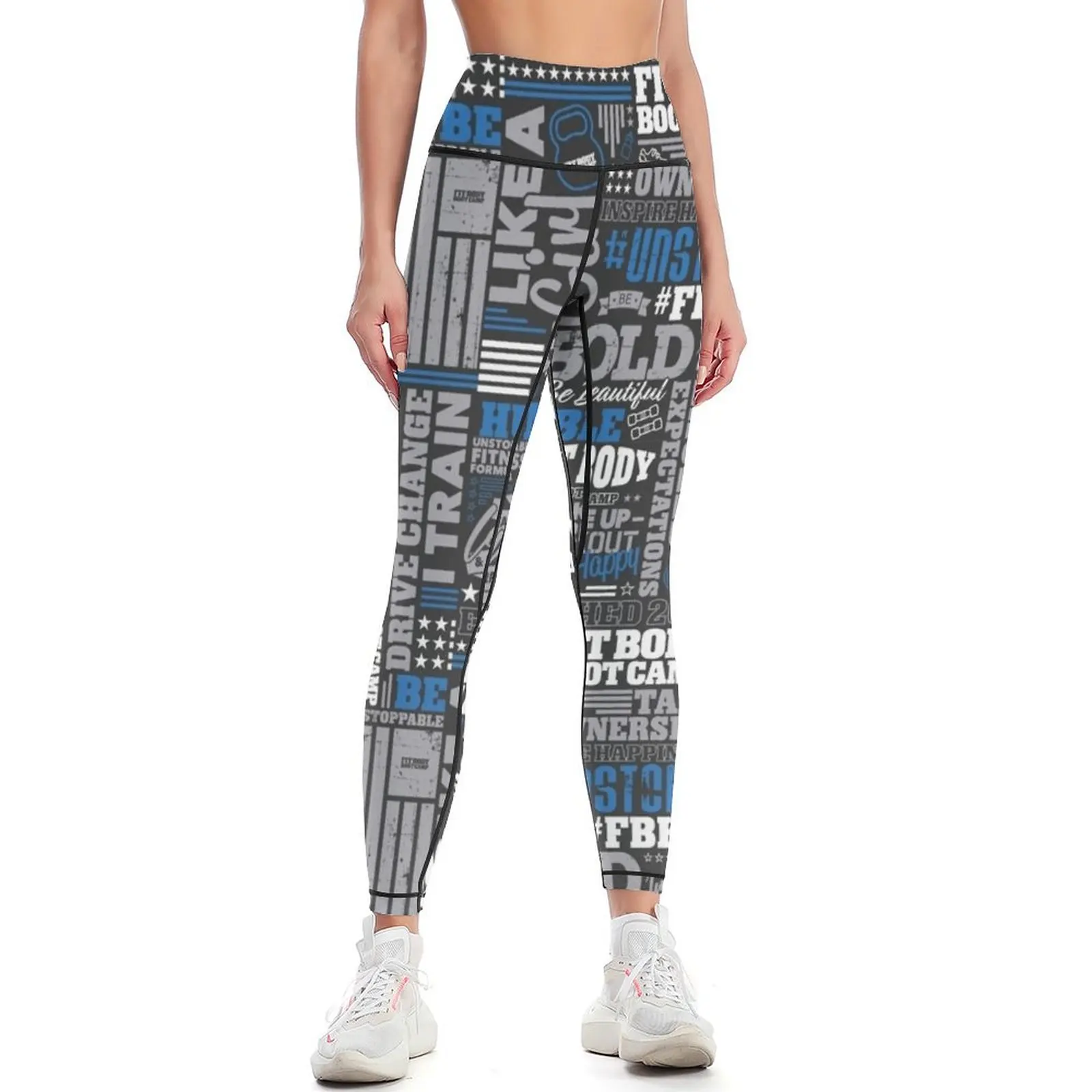 

Blue FBBC Limited Artwork Leggings Legging sport sport legging sports shirts gym Women's fitness Womens Leggings