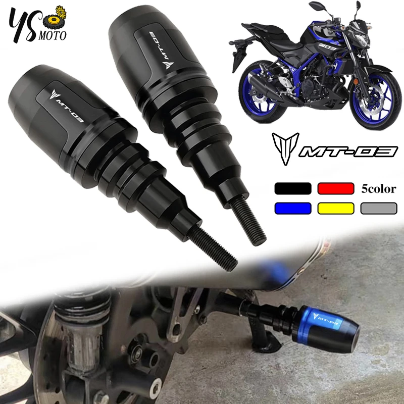 

Fit For YAMAHA MT-03 MT03 MT 03 2015 2016 2017 2018 2019 2020 Motorcycle Falling protection Exhaust Slider Crash pad slider