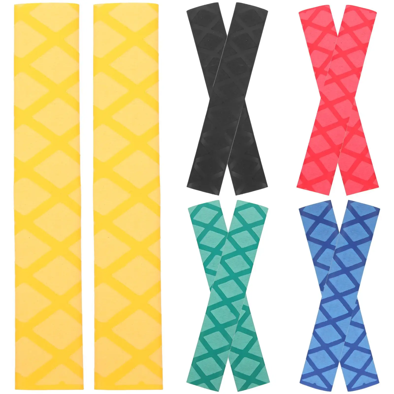 

5 Pairs Drum Stick Covers Black Blue Red Green Yellow Non slip Protective Sleeves Antiskid Caps Durable Washable Musical