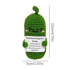 Món quà thủ công của dưa chuột được bảo tồn, orals bằng tay đẹp, móc thủ công, dưa chua của Madeira 12 Hạt bán hàng chính dưa chuột - №7