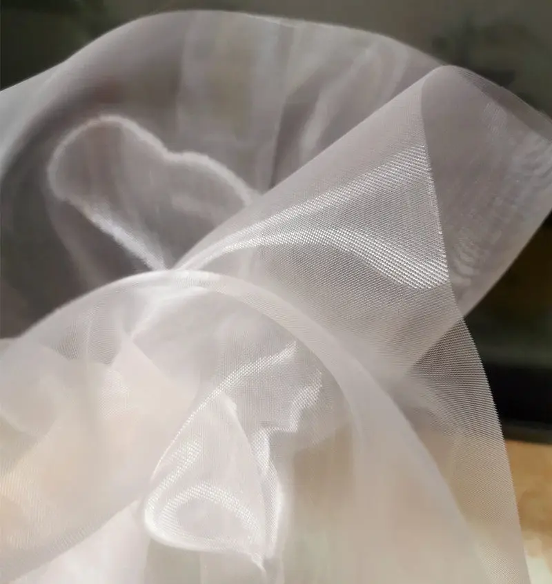 

Горячая распродажа: 100% нейлоновая тюлевая ткань, высококачественная прочная сетка для корсетов, прозрачная жесткая сетка-боббинет для шитья