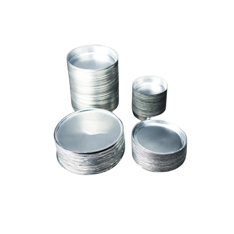 Shallow Wide Flat Aluminum Dish Aluminum Foil Tray Ship Powder Liquid