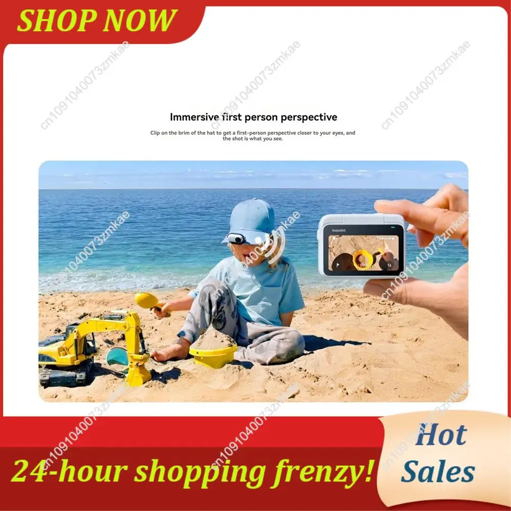 Daily Sale For Insta360 GO 3S / GO 3 Clip Mount Hat Clip Quick Release Clamp Magnetic Frame Fixed Holder Thumb Camera Accessory