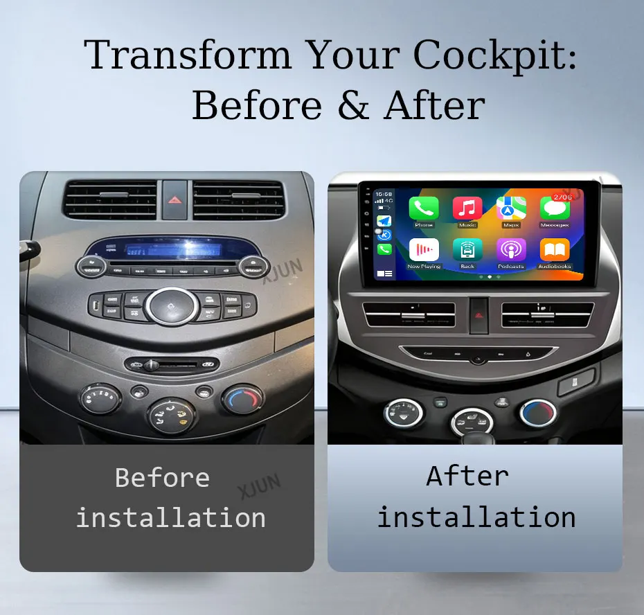 For Chevrolet Daewoo Nexia 2008‑2012 Car Radio Multimedia Player 9
