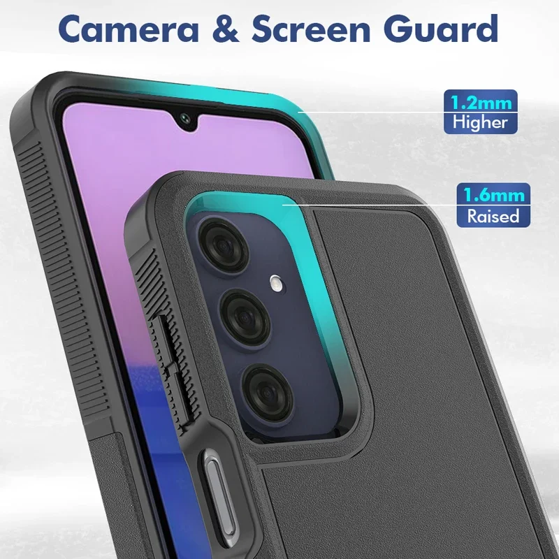 Robuste Handyhülle mit robuster Rüstung für Samsung Galaxy A36 A16 A06 A55 A35 A25 15 05S 54 34 24 73 53 33 72 52S 32 OTT Cover Box – Detail 3