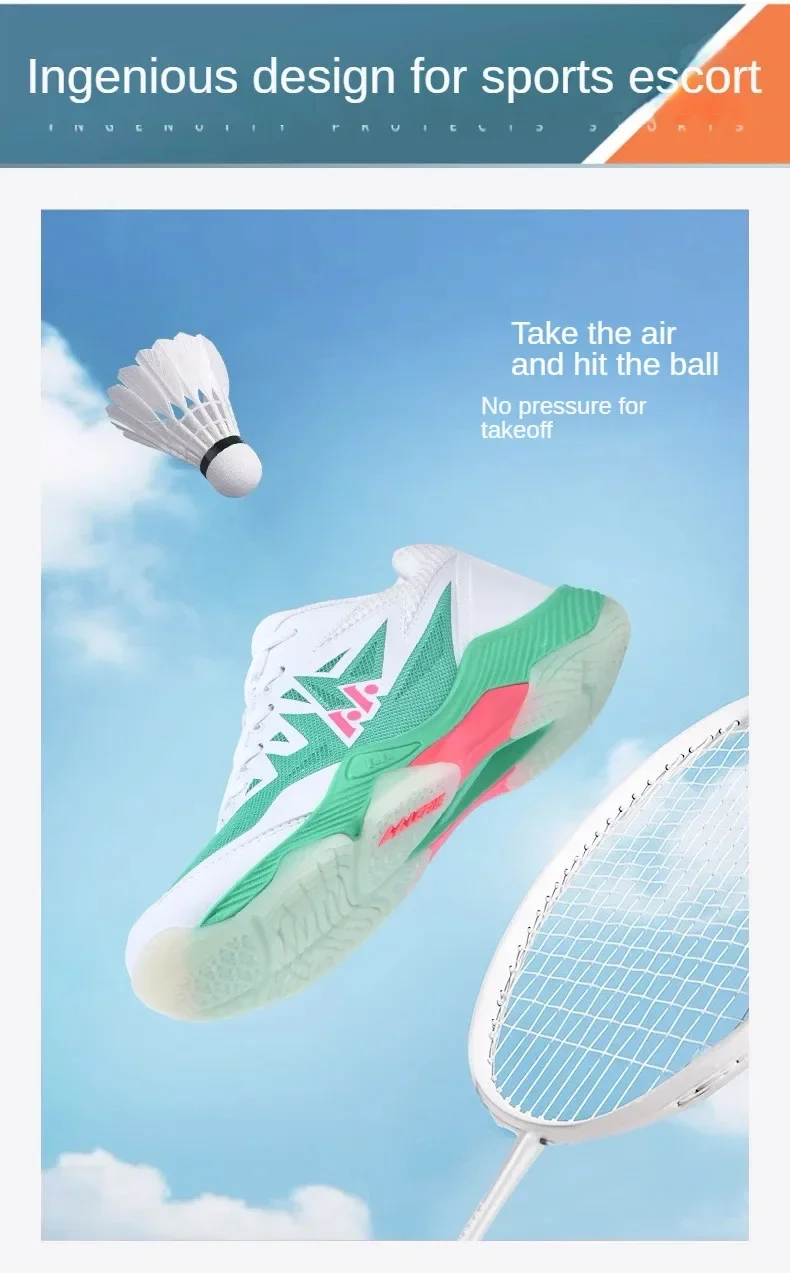 Description Picture 6 of itemBadminton Shoes for Men Tennis Sneaker Training Volleyball Tennis Female Non-slip Handball High Quality Comfortable Unisex