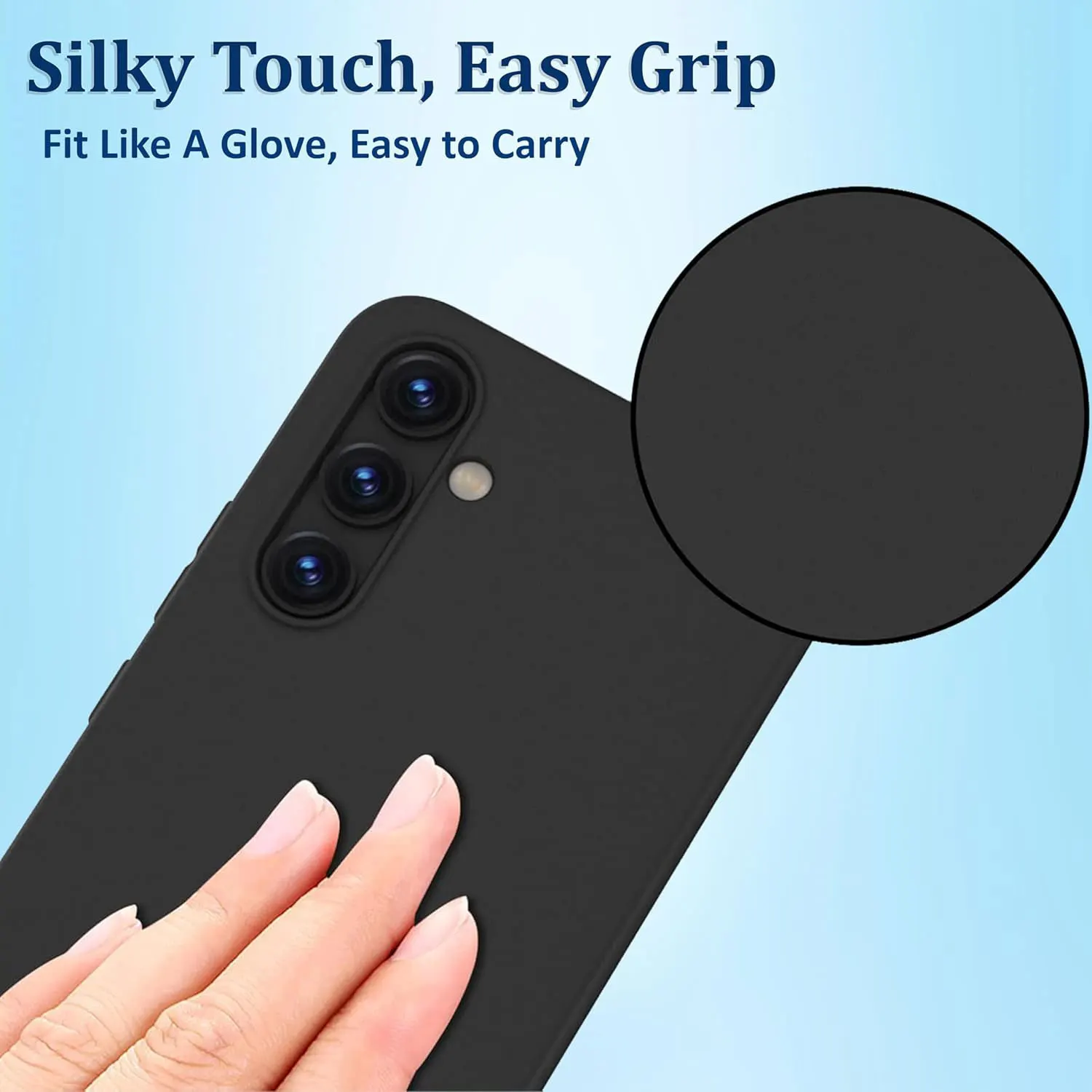 Liquid Silicone Case for Samsung Galaxy S24 S23 FE S22 Ultra S21 S10 S9 S8 Plus A05 A15 A25 A55 A24 A34 A13 A73 Shockproof Case