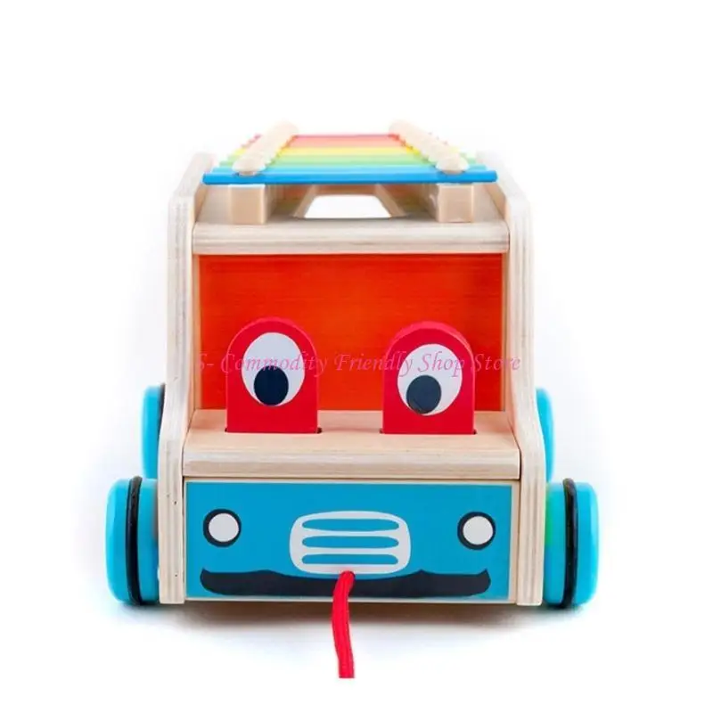 85AE 2 in 1 Baby Percussion Instruments Toy Animals Matching Game Fine Early Education Learning Toy Gifts for Children