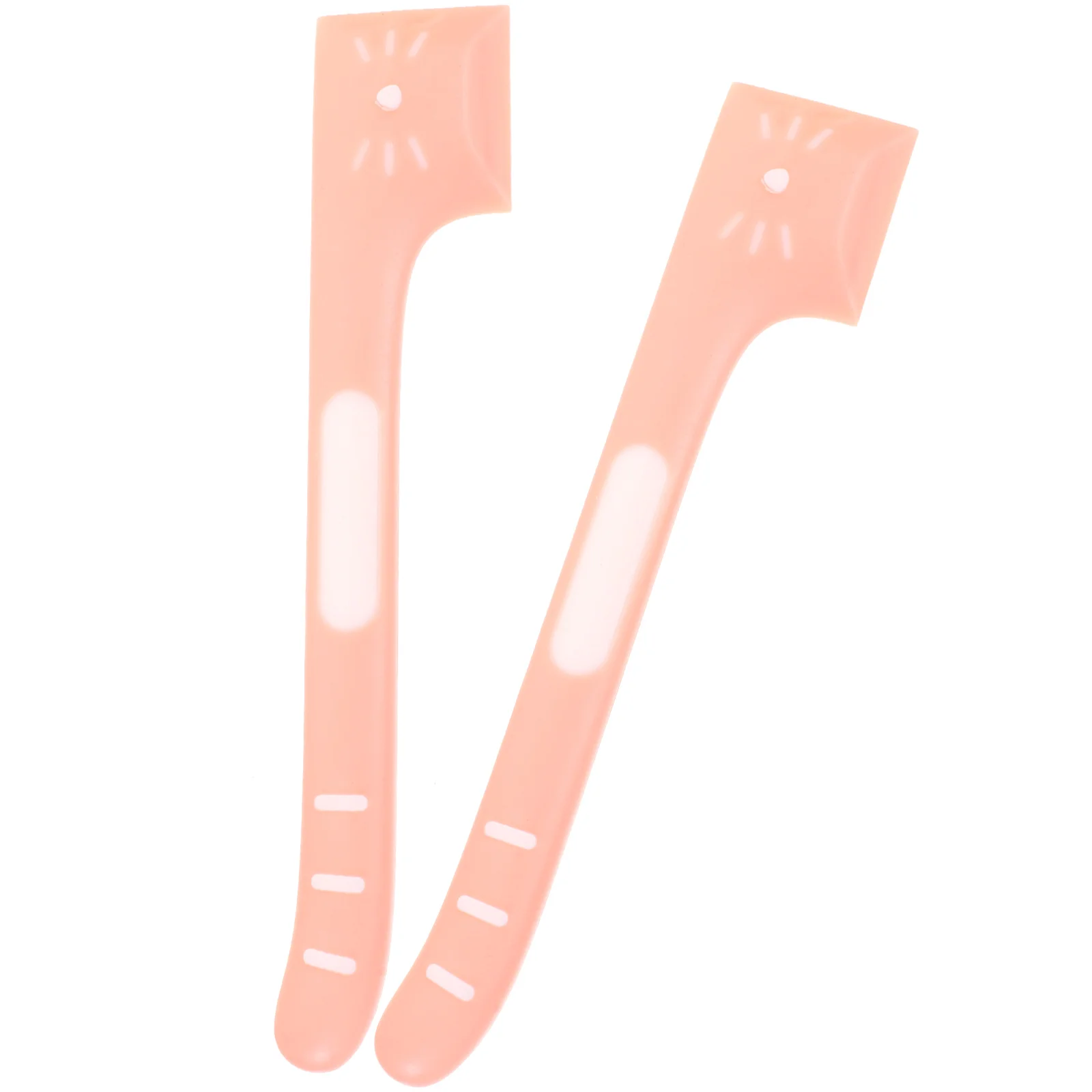 

2pcs Pet Feeding Spoon for Cat Dog Food Can Scraper Reusable Long Handle Spoon Yogurt Spatula Cats Can Scooper Pink