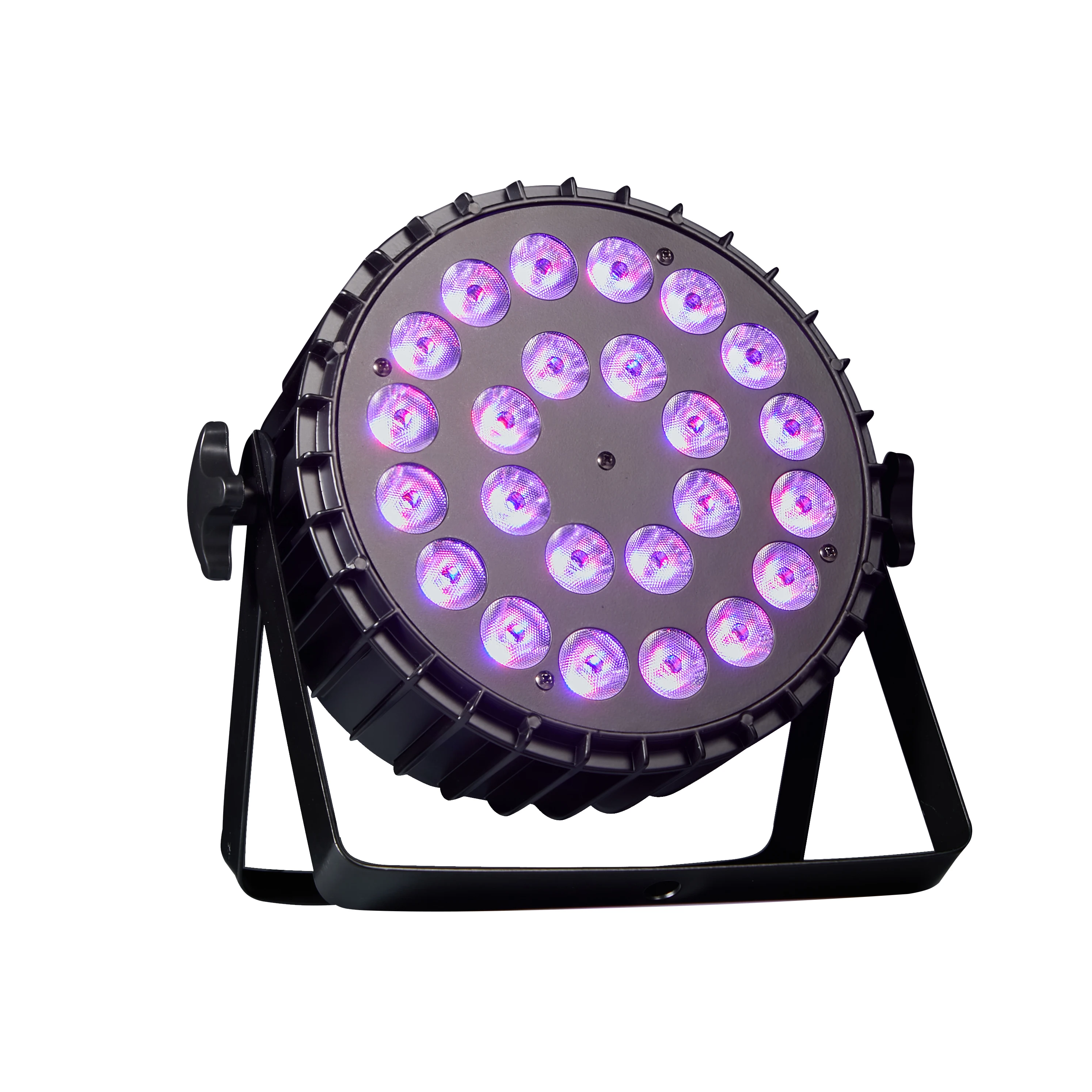 

24x18W LED Par Lights UV+RGBWA Stage Par Light DMX DJ Light Stage Effect aluminum Light For Disco Wedding Party KTV Bar