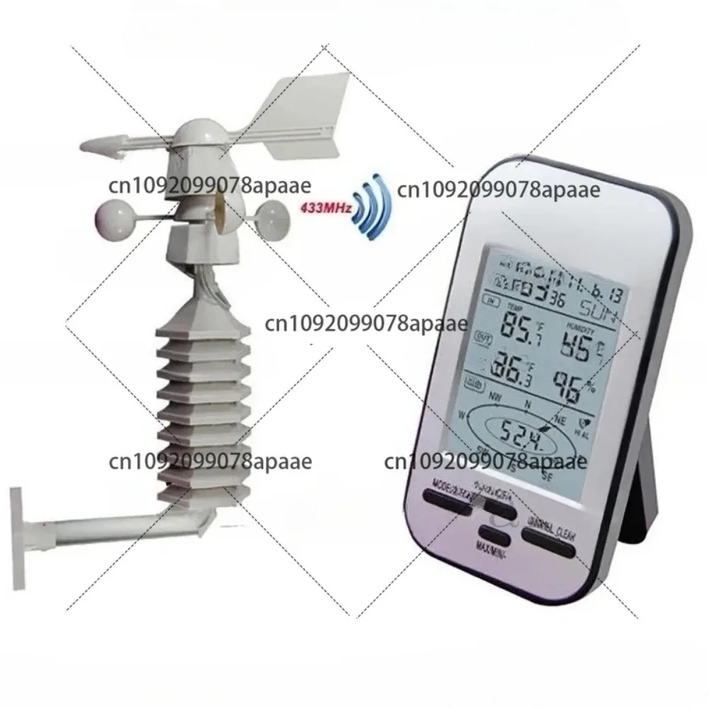 

Беспроводная метеостанция с анемометром — измеритель скорости ветра, уличный датчик ветра, цифровой термометр для измерения температуры и влажности