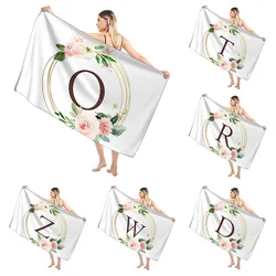 Bathroom Bath towel for adults sauna Large beach towel Gym towel Large hotel woman shower quick drying microfiber simple letter