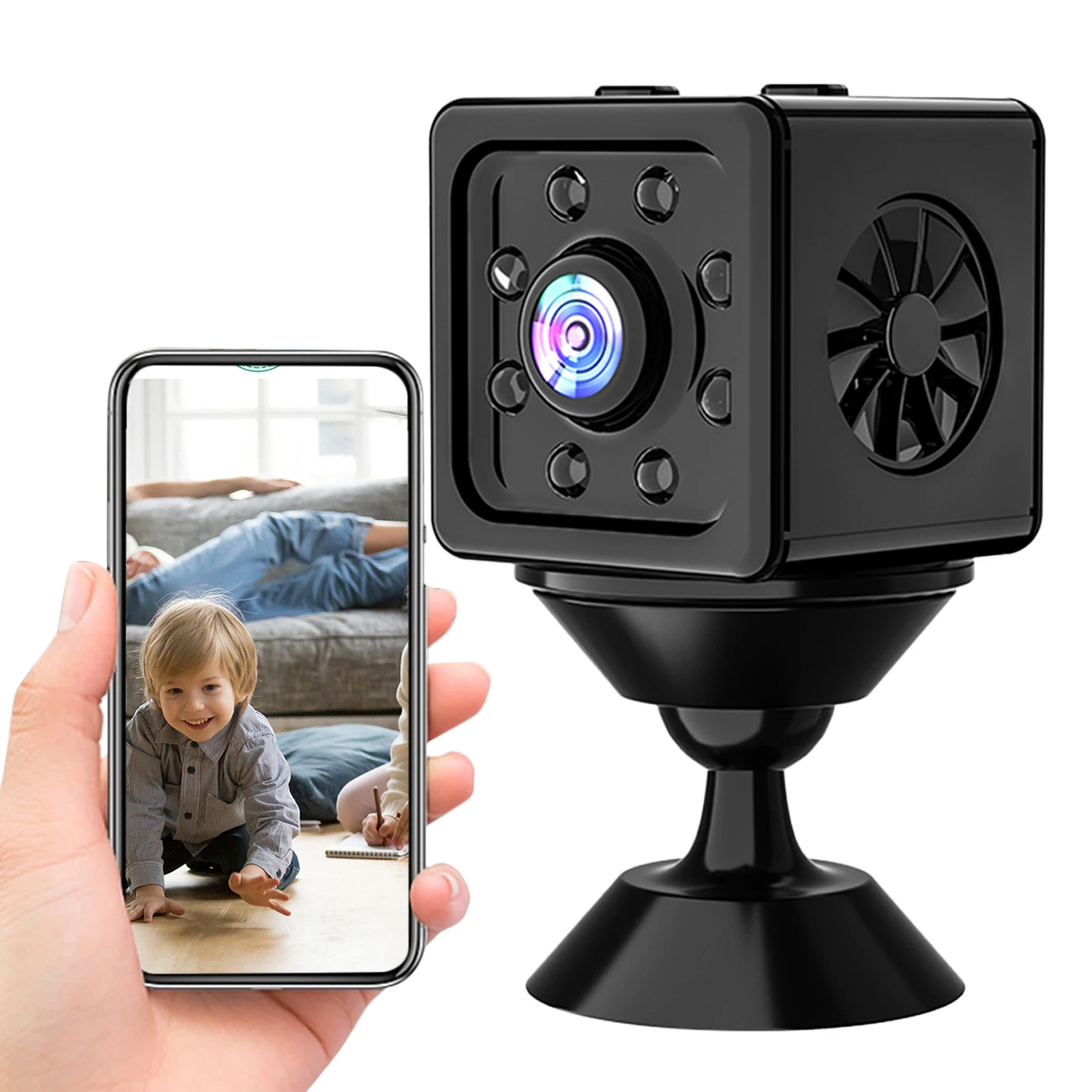 All-in-one Wireless Camera Night Vision and SD Card Recording For Baby Monitor IP Camera