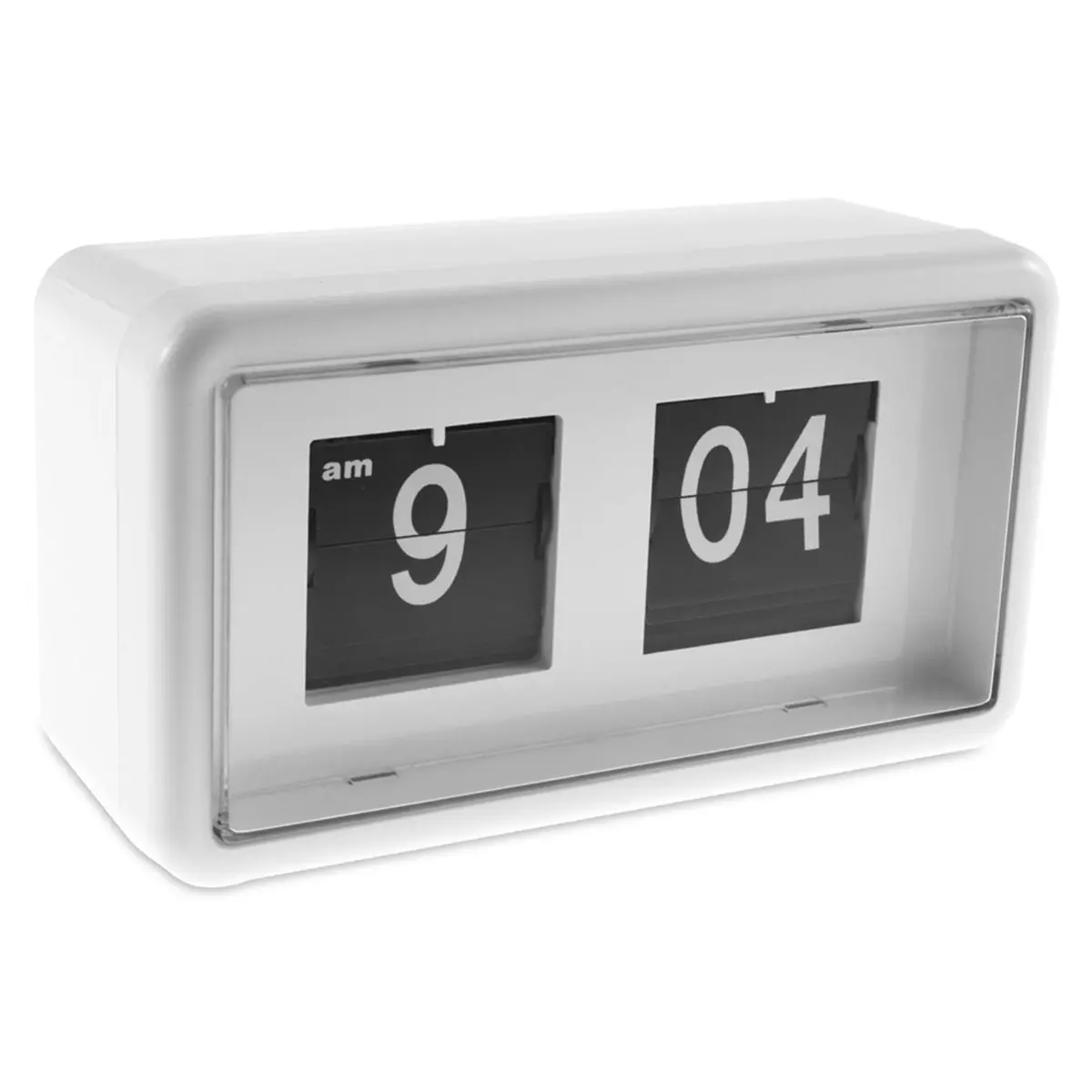 2026 Trend Alarm Clock Auto Flip Alarm Clock Bedside Table Alarms Clocks Battery/USB Charging Digital Clocks for Home Decor