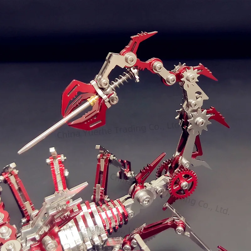 

Красный Король Скорпионов Демон Скорпион 3d металлическая сборная модель механическая сборка ручная головоломка сложный орнамент