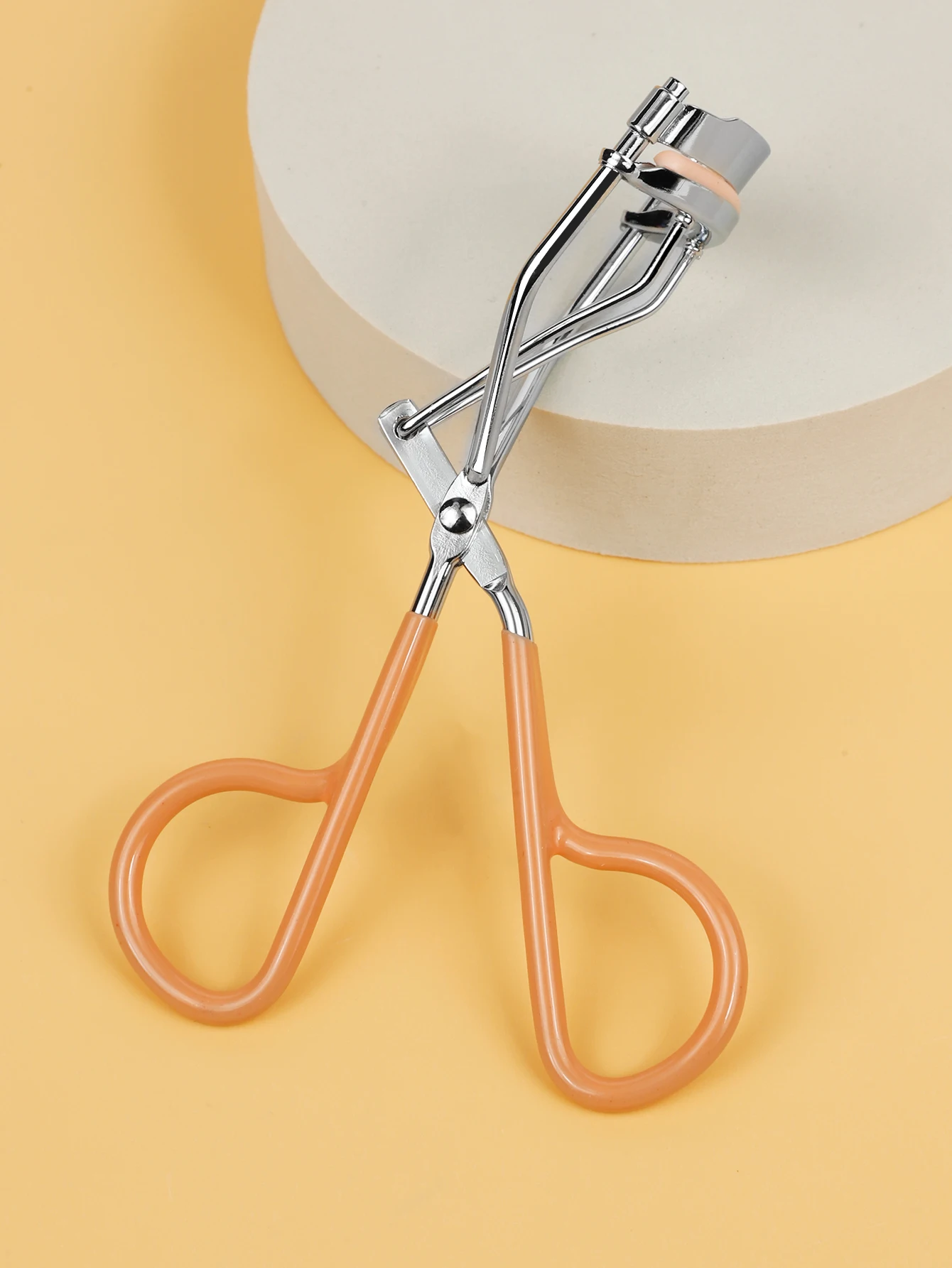 1PC Lady Professional Stainless Steel Eyelash Curler with Comb Tweezers Curling Eyelash Clip Cosmetic Eye Makeup Beauty Tools