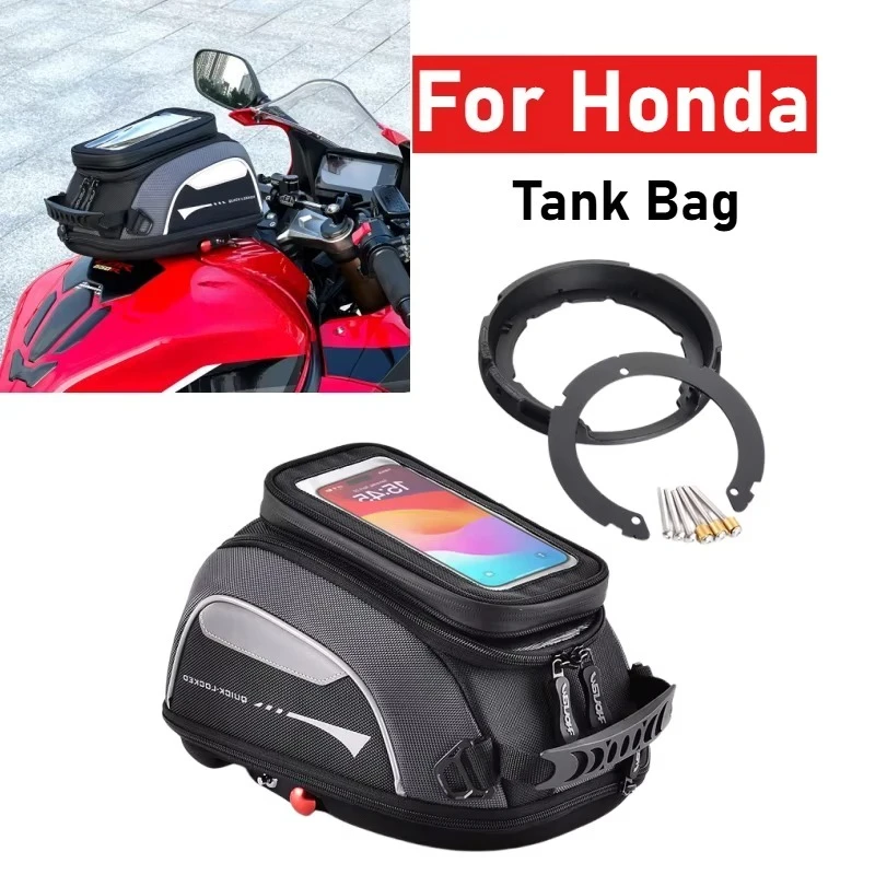 Tank Bag For Honda CBR650R CB650R CB650F CB500F CBF300N CB250R CB150R CB1300 CB400 Quick Lock Fuel Luggage Carrier Top Case