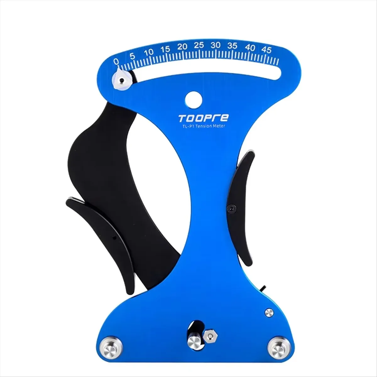 

TOOPRE Bike Spoke Tension Meter for Round/Flat Spokes Wheel Builds Aluminum Alloy CNC Machined Tool TL-P1