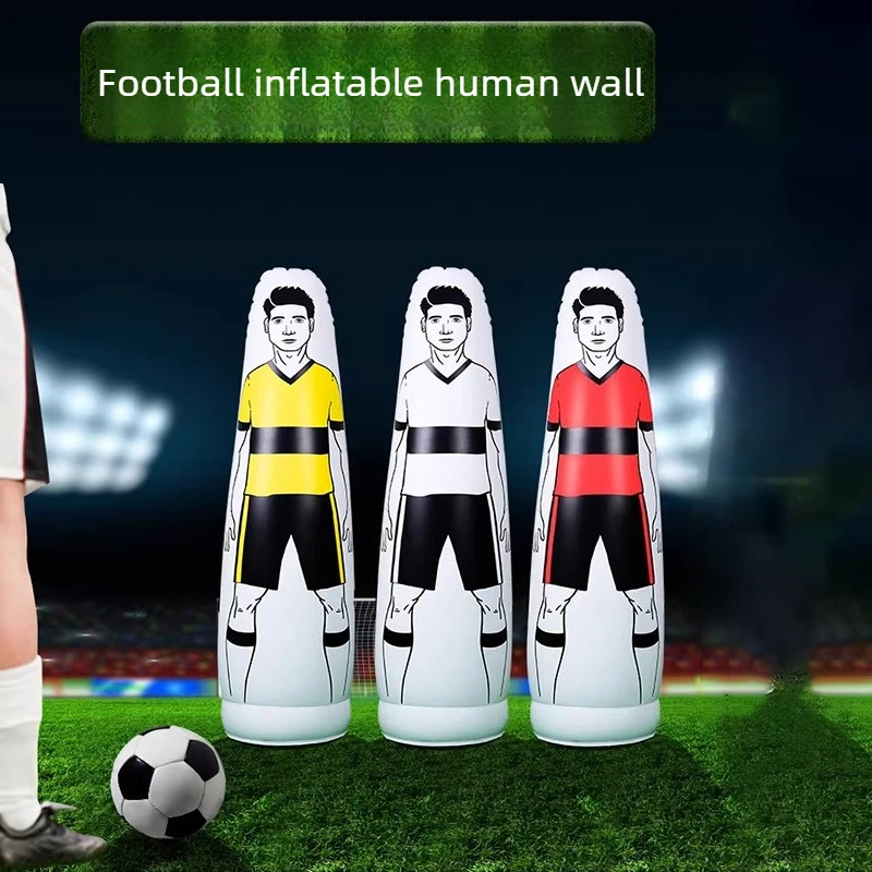 

Portable Football Training Human Wall Obstacle Stable Football Trainer Durable Soccer Auxiliary Device PVC Sports Equipment