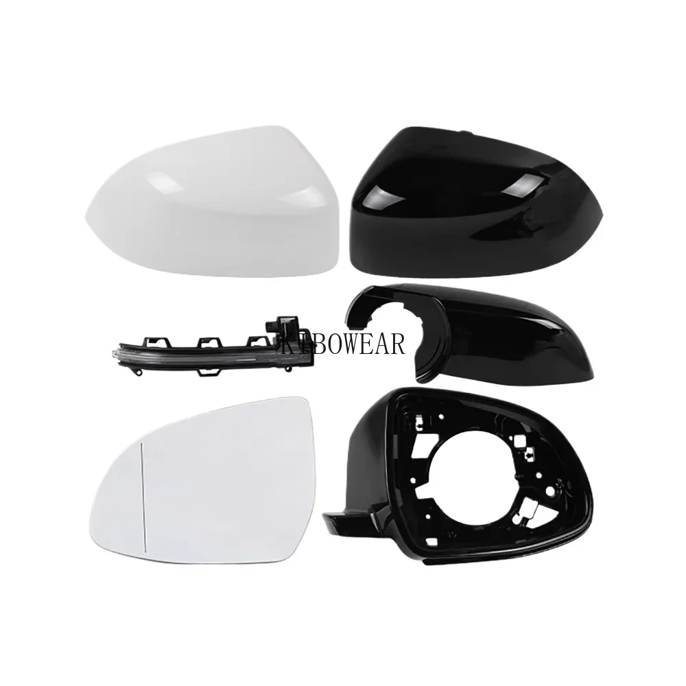 1pc Side Mirror Glass Cover Frame Cap Bottom For BMW X3 X4 X5 X6 X7 G01 G02 G04 G05 G07 2017-2024 auto lower holder trim
