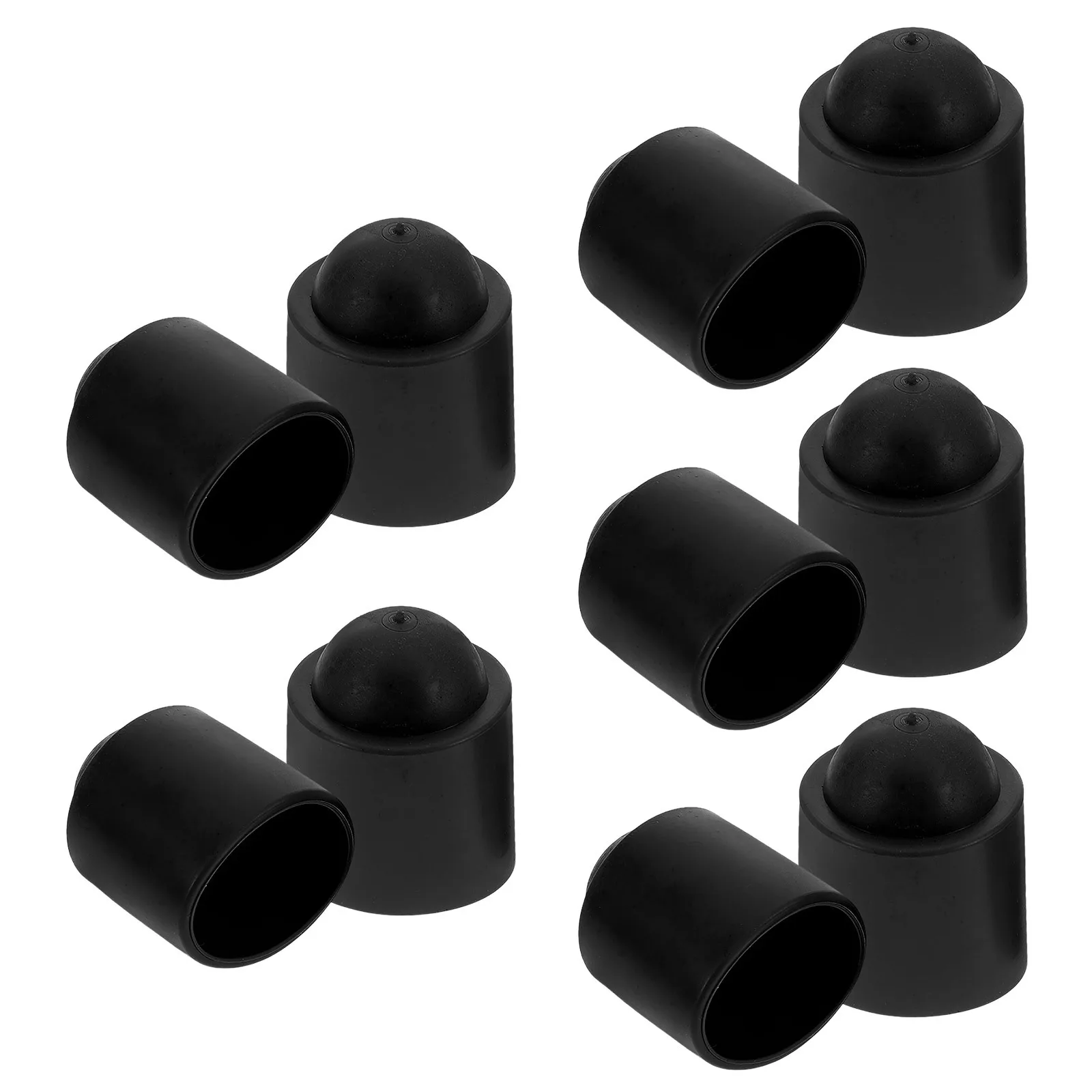 

10Pcs Billiard Cue Tail Protector Rubber Sleeve Durable Pool Stick Bottom Cover Essential Joint Protector for Snooker Cue Tips