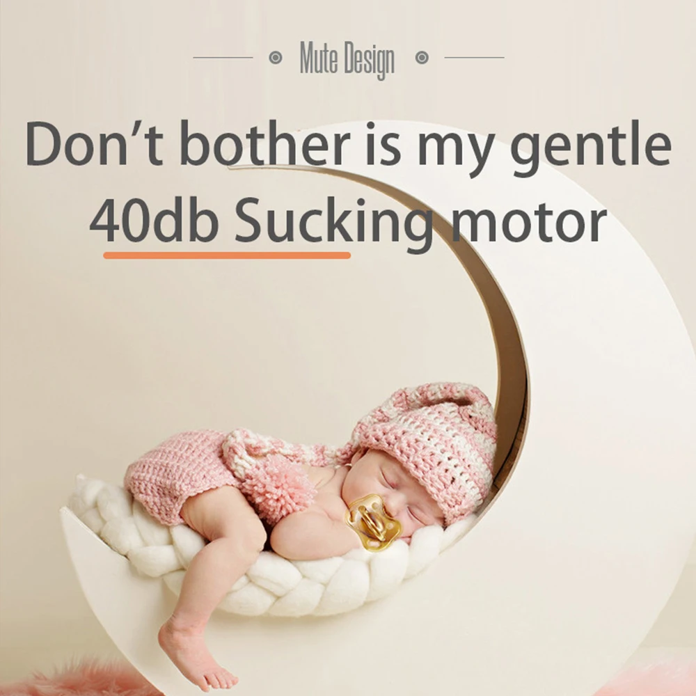 مضخة ثدي كهربائية يمكن ارتداؤها، مضخة صدر غير مرئية شفط كبيرة، مضخة صدر محمولة متكاملة بدون استخدام اليدين