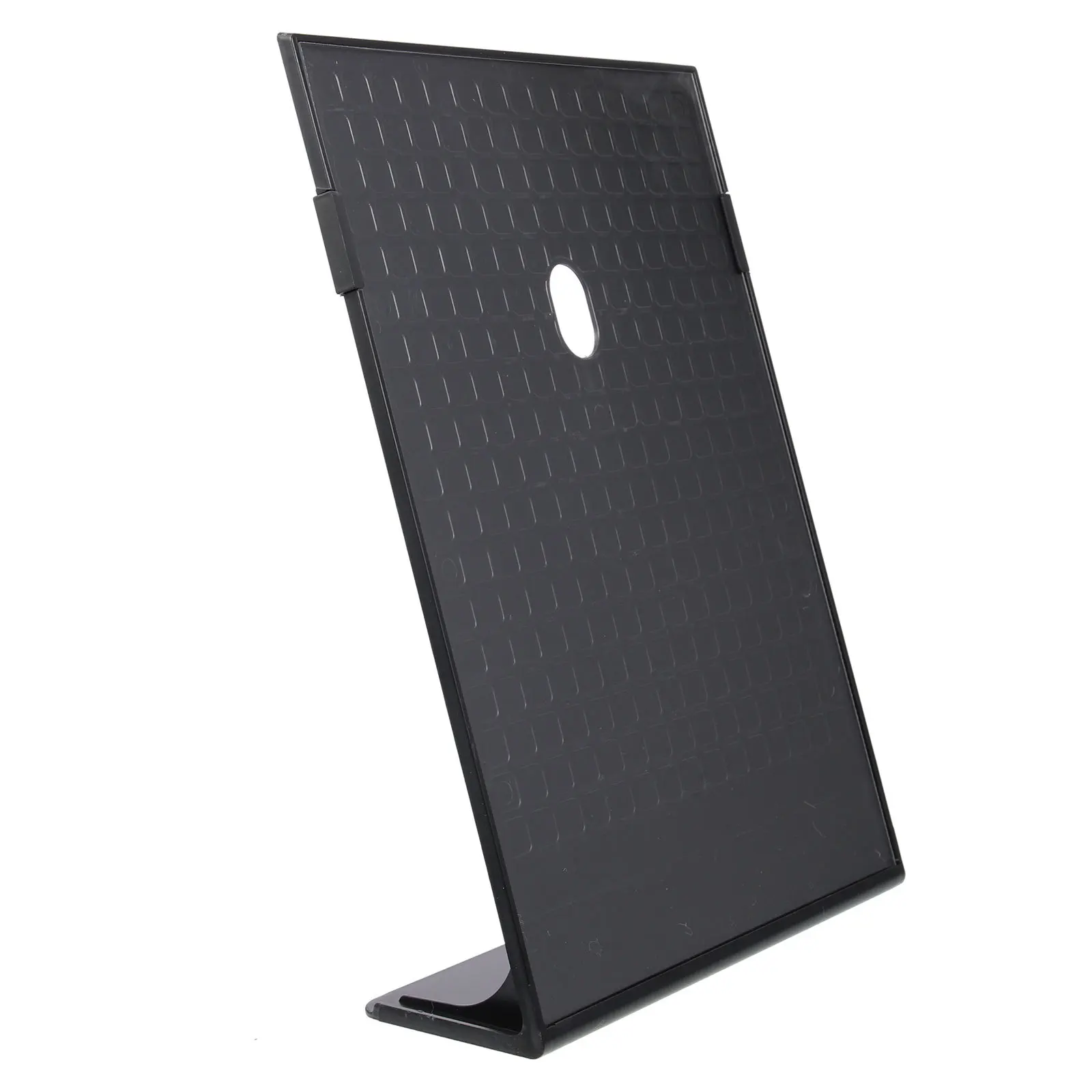 Qr Code Display Stand Clear Back Menu Holder For Restaurant Tabletop Sign Holder Plastic Paper Organizer Transparent