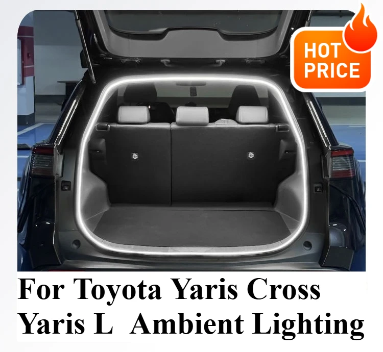 

Trunk Welcome Flow Ambient Lights Plug-in Car Decor Decorative Lamps & Strips Accessories For Toyota Yaris Cross Yaris L