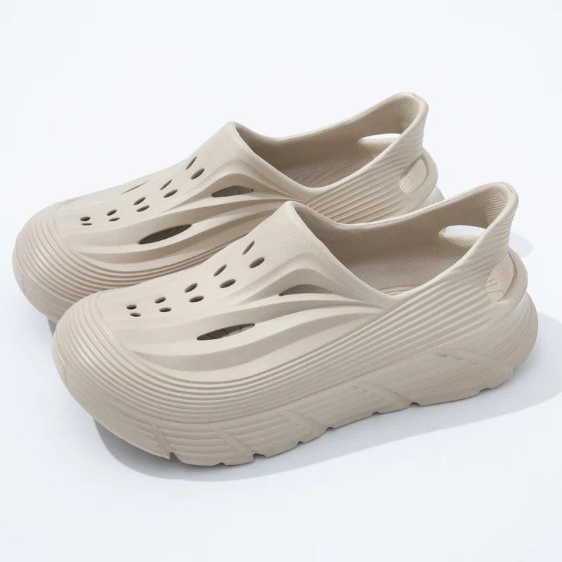 

Мужские пляжные сандалии, резиновые шлепанцы, сабо, садовая обувь, уличные аквашузы для воды, мягкие и удобные