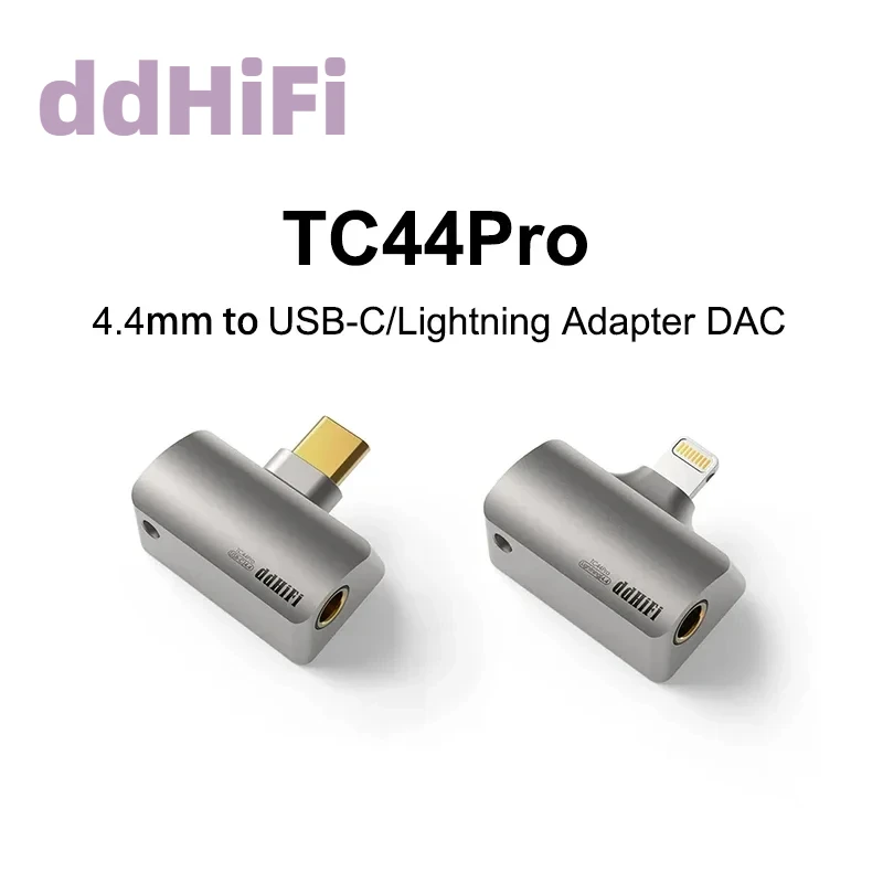 DD ddHiFi TC44Pro small tails 4.4mm Balanced to USB C Lightning Adapter USB DAC Dongle Dual CS43198 CS43131 DSD256 PCM384 Hidizs