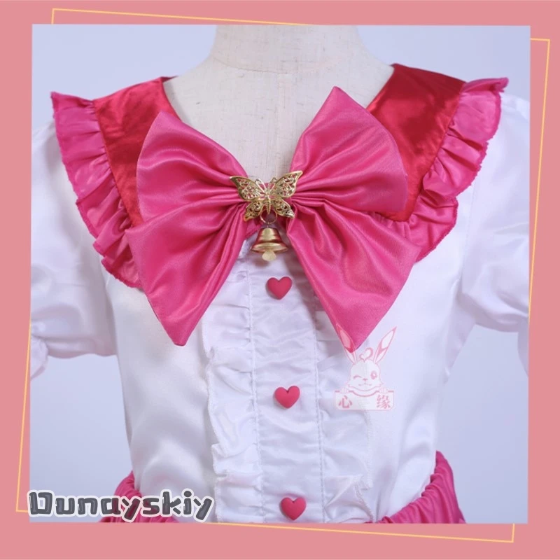 Amanda Cos@ANew Korean Anime Catch Teenieping Cosplay Costume Girls Dress Magical Princess Romi Battle Clothes Skirt  Halloween