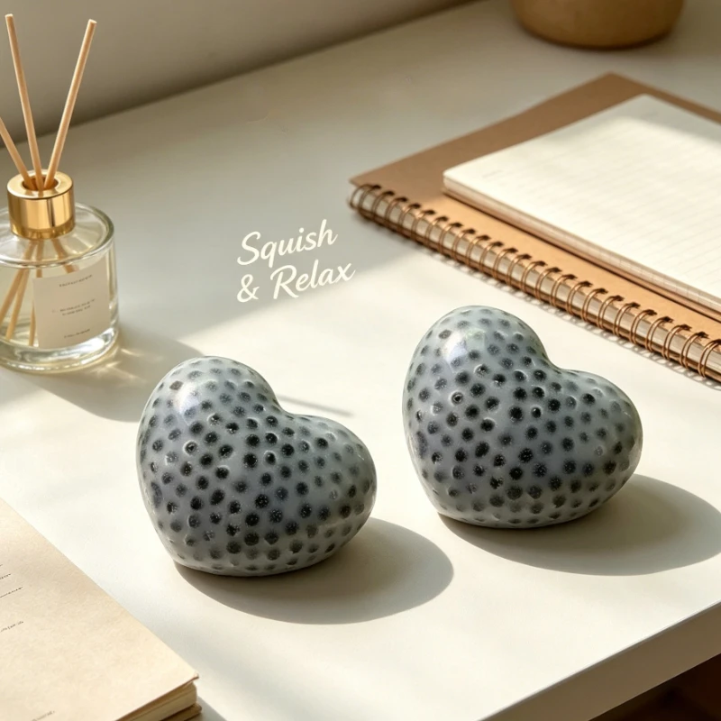 Love Squishy Pimples Squeeze Toy Pinch Love Pimples Slow Rising Fidget Toy Creative Stress Relief Vent Toy Decompress Gift