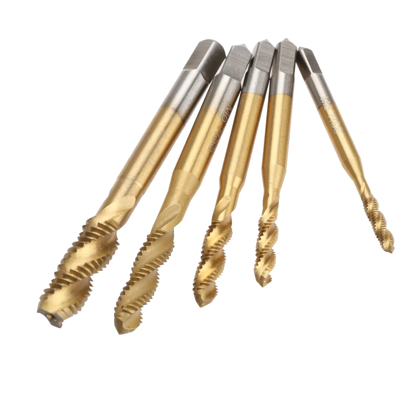 Ручные инструменты DRELD винт из быстрорежущей стали M3 M4 M5 M6 M8, титановый спиральный кран с прямой канавкой, метрический станок, винтовые краны, резьбовой станок