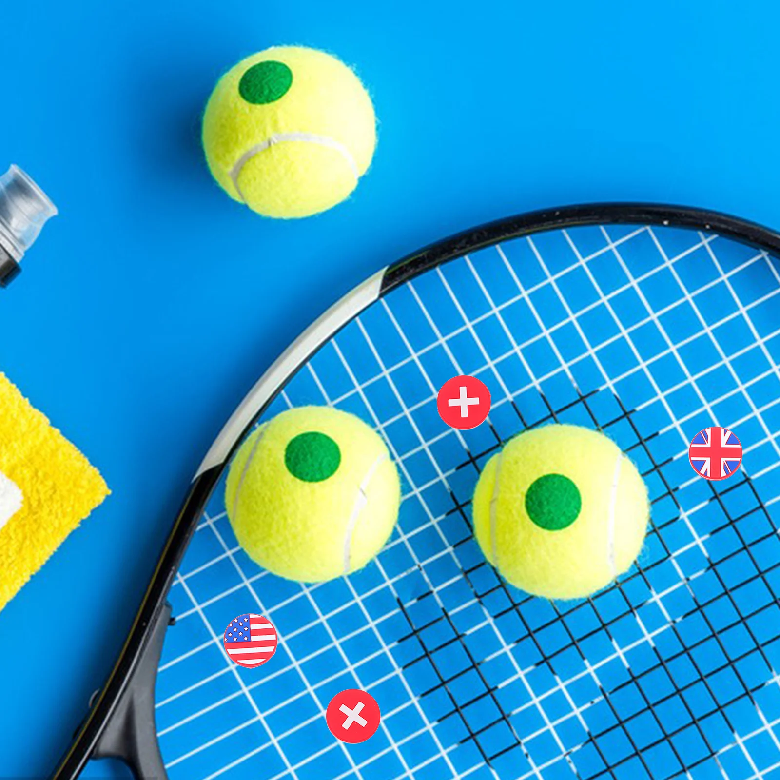 

4 Pcs Racket Dampener Dampeners for Tennis Rackets Dampers Racquet Absorbers Vibration