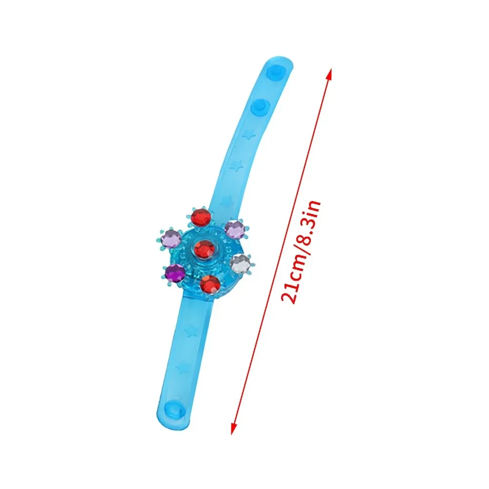 1Pc Lichtgevende Armbanden Led Licht Horloge Ringen Spinner Hand Top Spinners Glow In Dark Figet Spiner Vinger Stress Reliëf Speelgoed