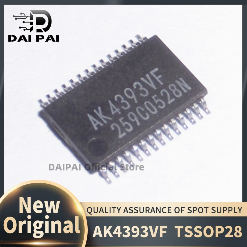 (5-20piece) 100% New original AK4393VF AK4393 AK4393VF-E2 TSSOP28  Chipset