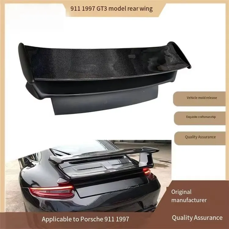 Veidt Suitable for 2019-IN 911 997 GT3 Model Semi-Carbon Fiber Spoiler Wing Rear Spoiler