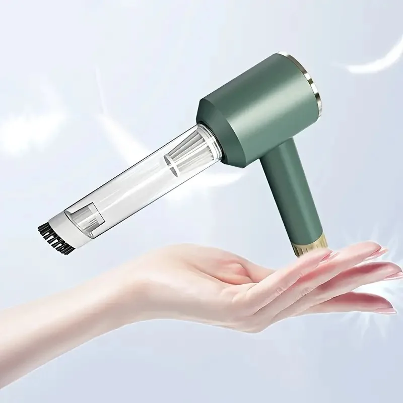 

Cross-border wholesale 5101 mini pistol type wireless convenient car vacuum cleaner to absorb and charge