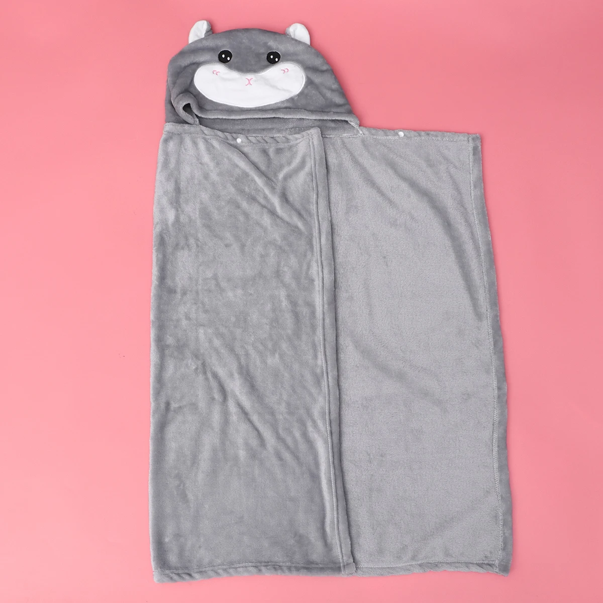 

Cartoon Hamster Cloak One-piece Pajama Baby Blanket Cape Adults Winter Cartoon Hooded Durable Safe Kids Use Static